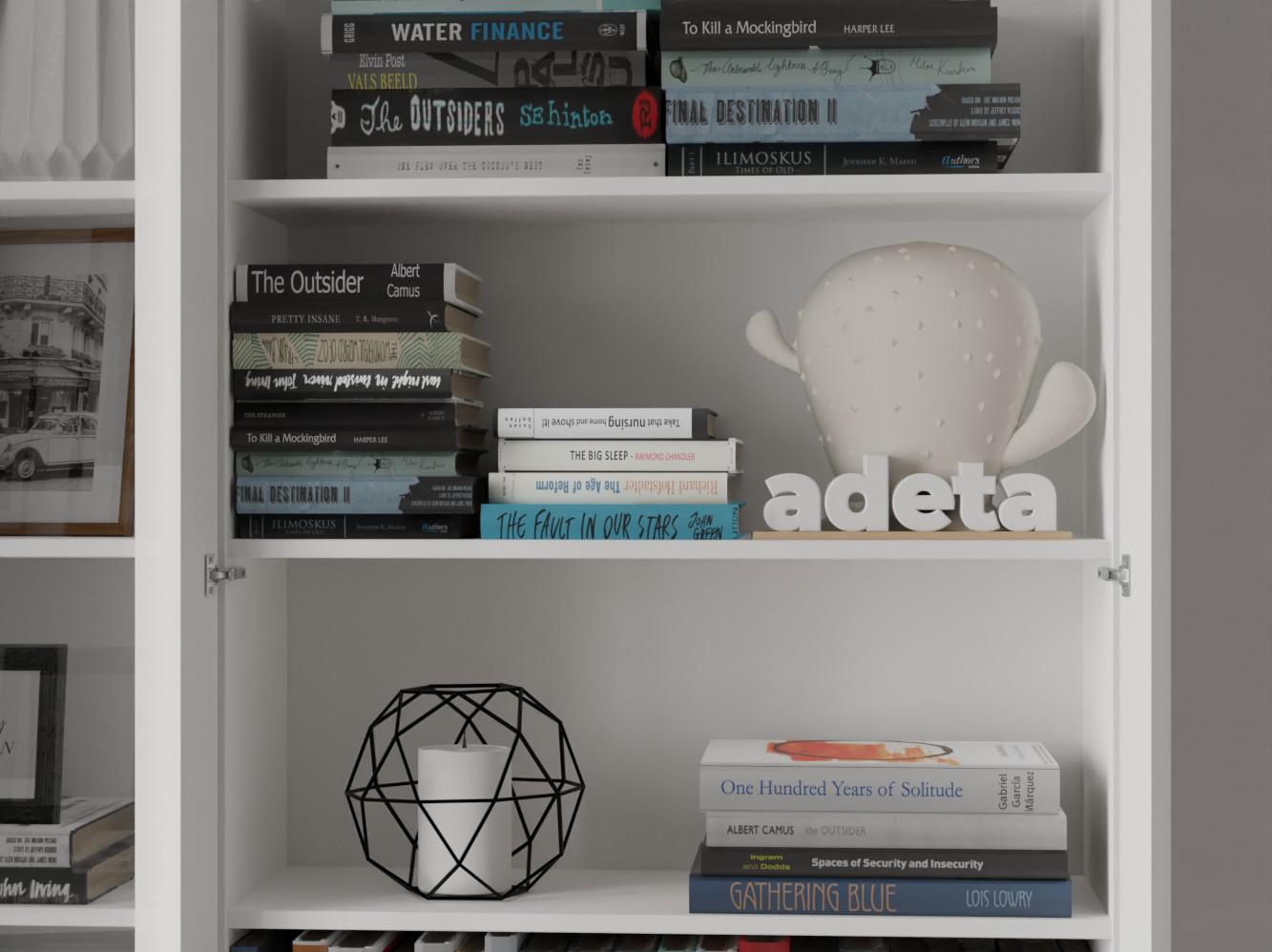 Книжный шкаф Билли 370 white ИКЕА (IKEA) изображение товара