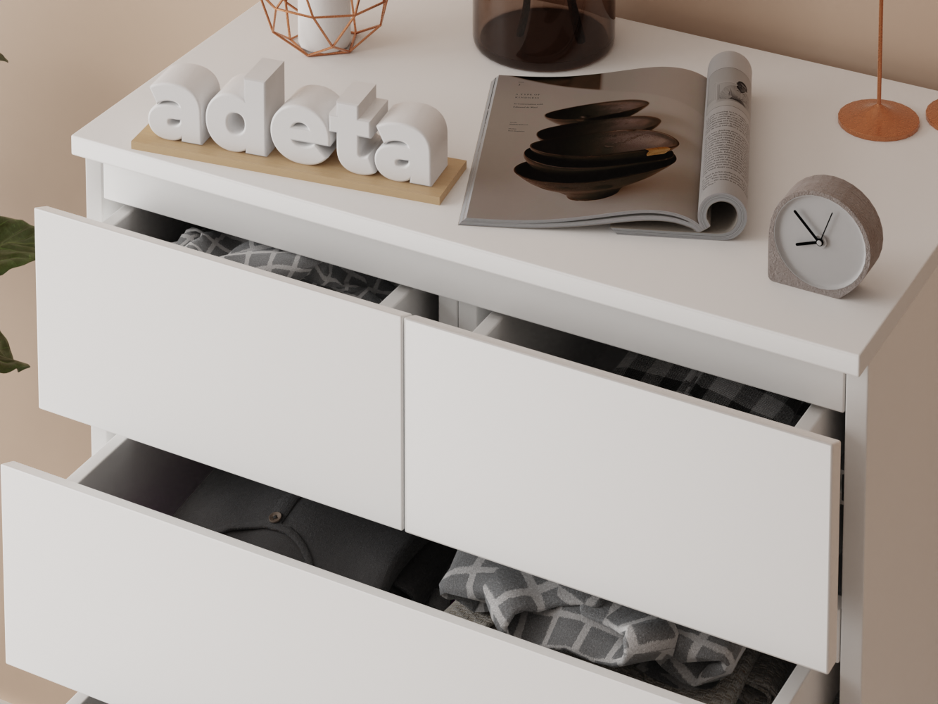 Комод Мальм 26 white ИКЕА (IKEA) изображение товара