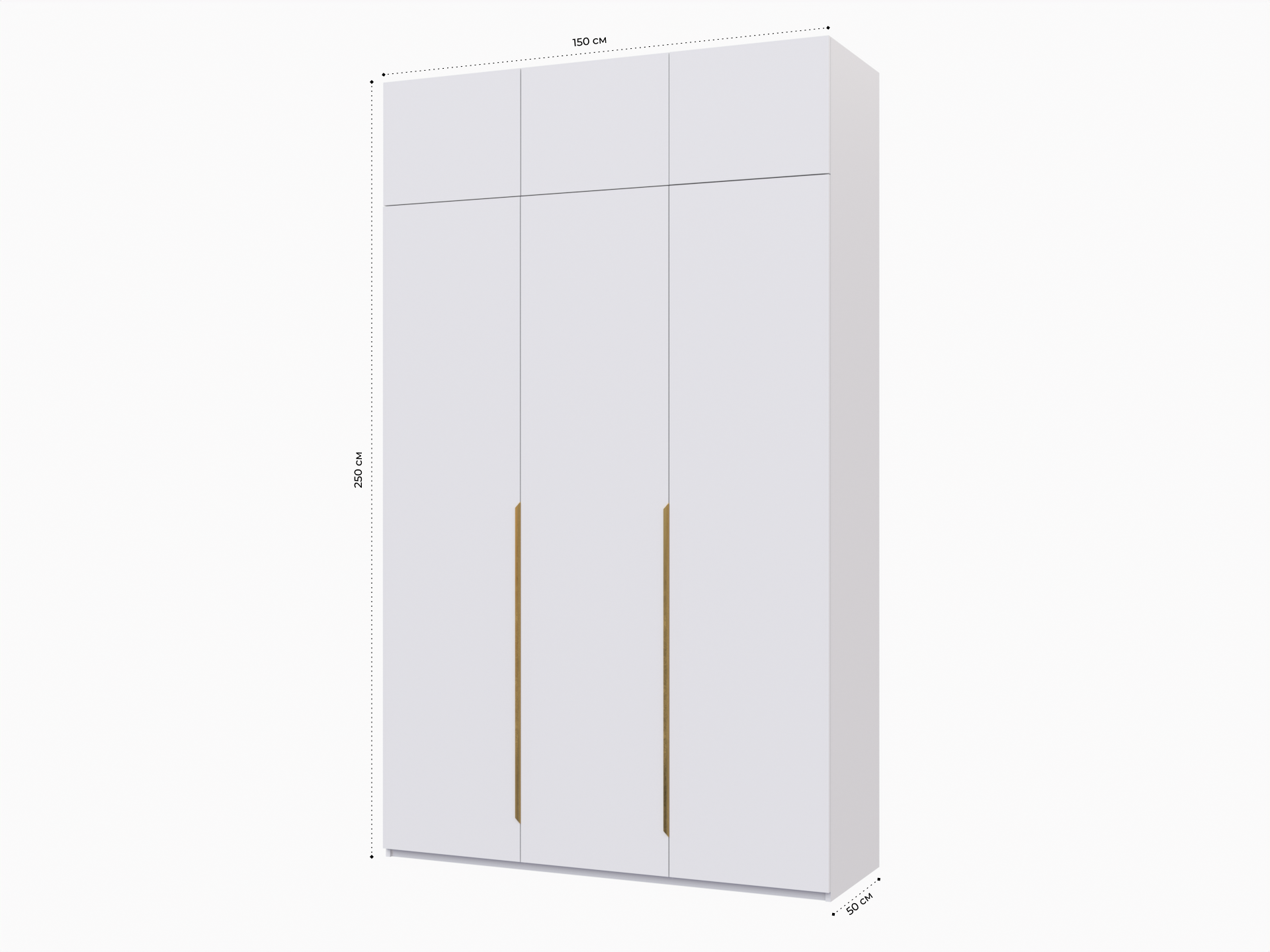 Распашной шкаф Пакс Альхейм 23 white (gold) ИКЕА (IKEA) изображение товара