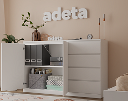 Изображение товара Комод Мальм 18 white ИКЕА (IKEA) на сайте adeta.ru