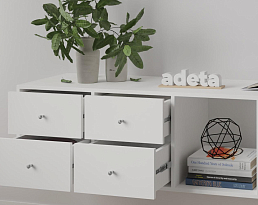 Изображение товара Подвесная тумба Билли 522 white ИКЕА (IKEA) на сайте adeta.ru