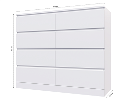 Изображение товара Комод Мальм 13 white ИКЕА (IKEA) на сайте adeta.ru